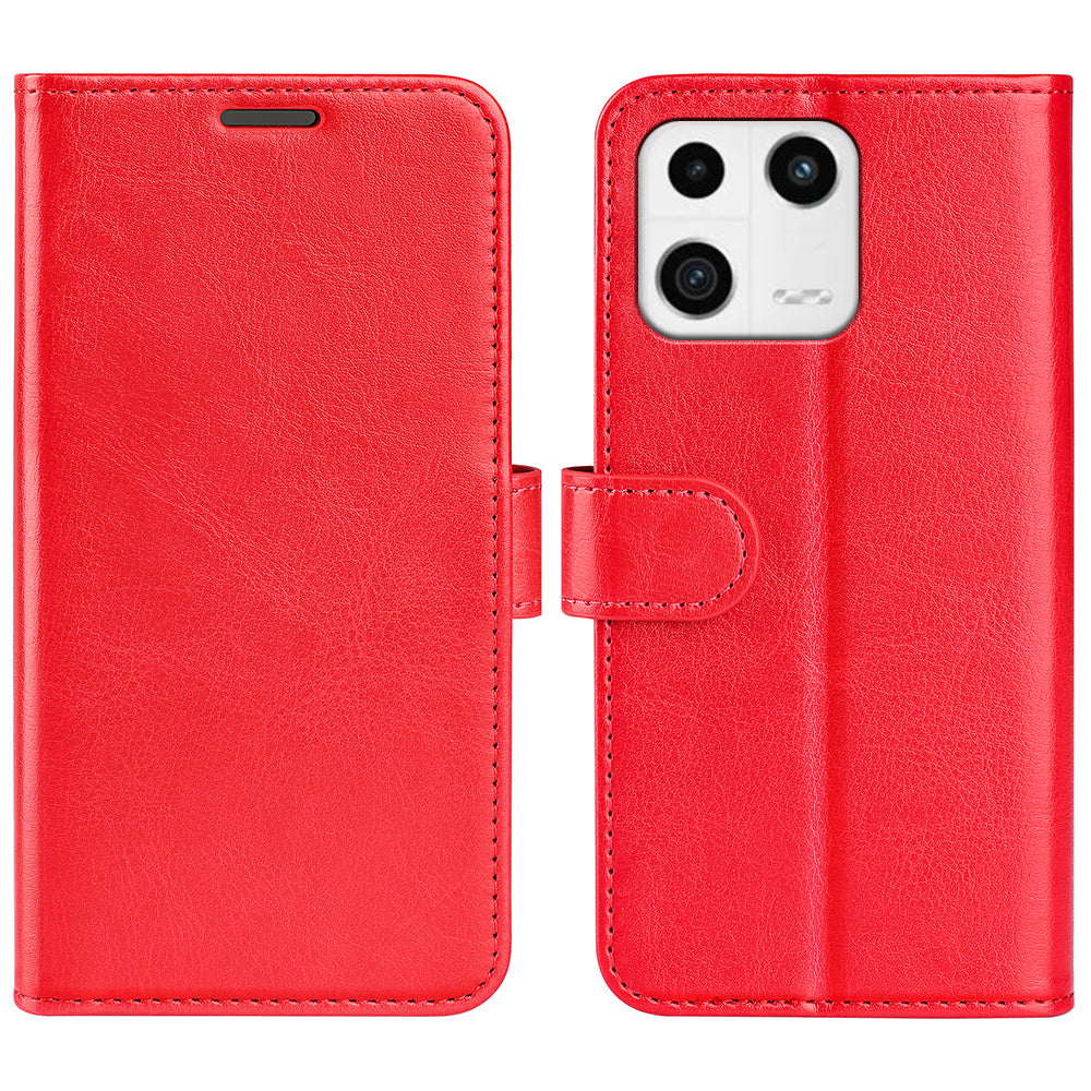 For Xiaomi 13 5G Phone Case Crazy Horse Texture Leather Flip Stand Wallet Shockproof Cell Phone Cover For Xiaomi 13 5G Phone Case Crazy Horse Texture Leather Flip Stand Wallet Shockproof Cell Phone Cover